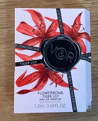 VIKTOR & ROLF Flowerbomb Tiger Lily EDP Perfume Spray Sample .04oz/1.2mL • $9.50