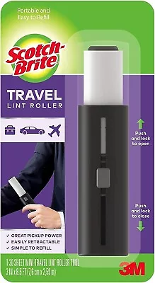 Mini Travel Lint Roller Works Great On Pet Hair 30 Sheets • $19.21