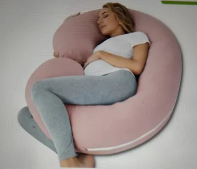 $32.99 • Buy Pregnancy Pillow C Shaped Full Body Pillow 58  Maternity Pillow Support Body