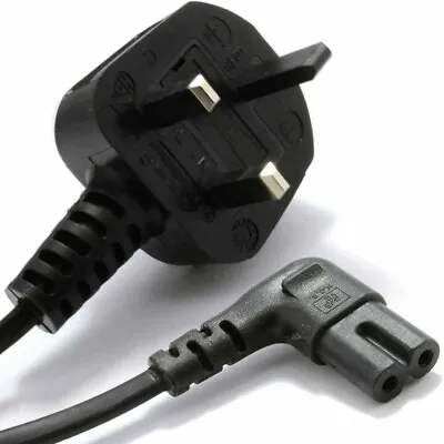 New Right Angle 3M Long Mains Power Cable For Samsung LED Flat TV - NEW • £6.52