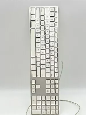 Genuine Apple USB Wired Keyboard With Numeric Keypad MB110LL/B A1243 Grade A • $54.14
