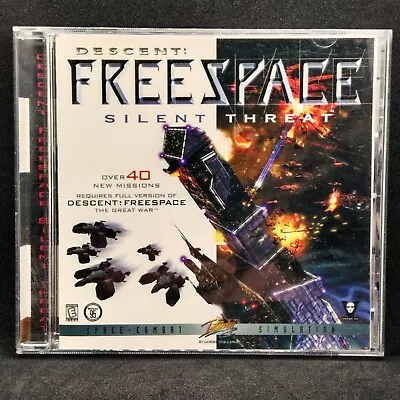 Descent: Freespace Silent Threat Add-On (PC Windows 95 CD-ROM Interplay 1998) • $14.95