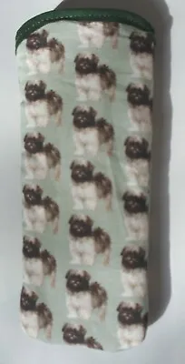 £3.95 • Buy SHIH TZU PUPPIES GLASSES CASE - Cotton- Ideal Small Gift