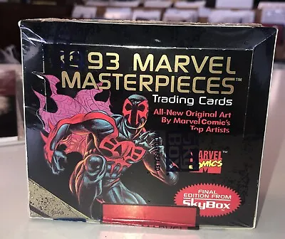 1993 SkyBox Marvel Masterpieces Trading Cards Factory Sealed Box New Unopened BB • $175