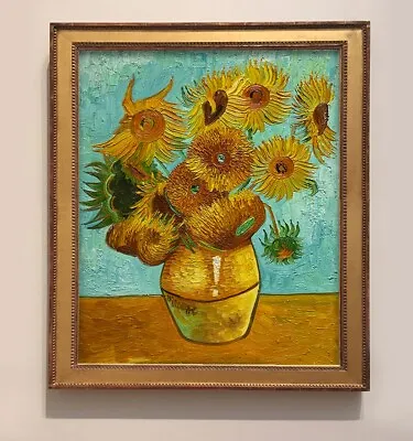 $1575 • Buy Vincent Van Gogh Painting - Sunflowers In Vase Painting - Impressionists