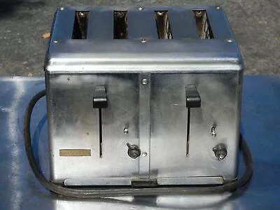 $100 • Buy Toastmaster 102 Vintage Stainless Steel Commercial 4 Slice Toaster