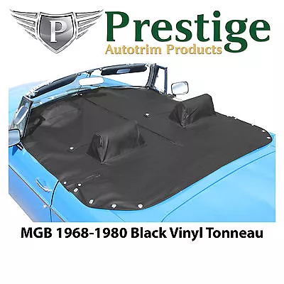 MGB Tonneau Cover Black Vinyl With Headrest Pockets 1968-1980 • $251