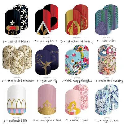 $18.50 • Buy Fairytale/Disney Collection Nail Wraps - Full Sheets (Jamberry)