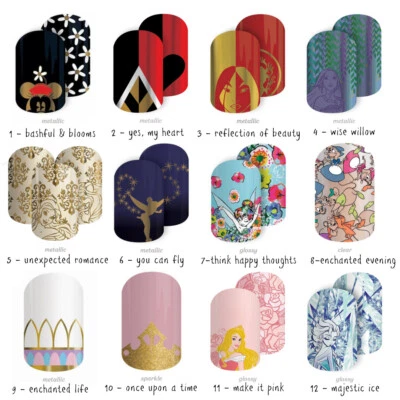 Fairytale/Disney Collection Nail Wraps - Full Sheets (Jamberry) • $18.50