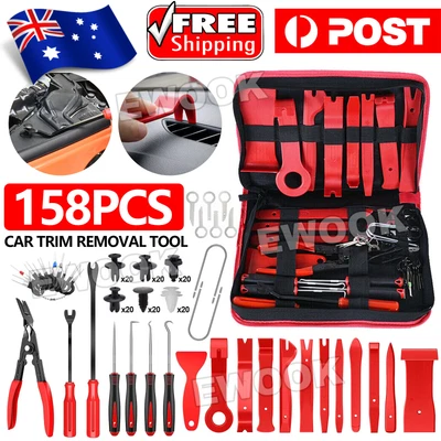 $22.95 • Buy 158x Car Trim Removal Tool Auto Hand Tools Pry Bar Dash Panel Door Clip Panel AU