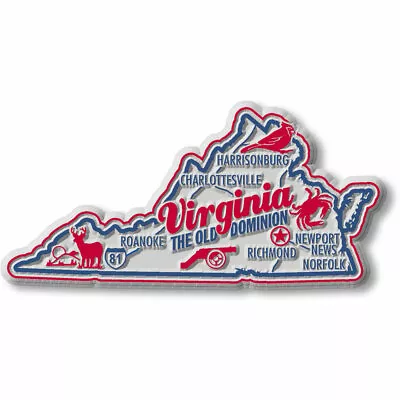 Virginia Premium State Magnet By Classic Magnets 2.9  X 2.7  • $6.99