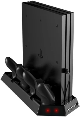 $43.83 • Buy Kootek Vertical Stand For PS4 Pro With Cooling Fan, Controller Charging Station