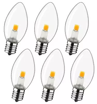 6 Pack-C7 Night Light BulbsC7 LED Replacement Light Bulb For Christmas String • $12.14