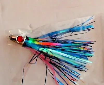 3 Pc Tuna Mahi Skirts Offshore Saltwater Trolling Mylar Lures 3 Inch 1/4 Oz Lot • $12.19