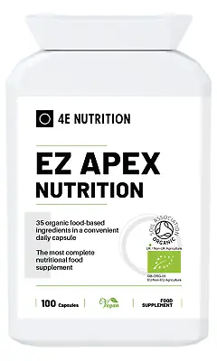 EZ Apex Nutrition - 35 Organic Ingredients In A Convenient Daily Capsule • £20