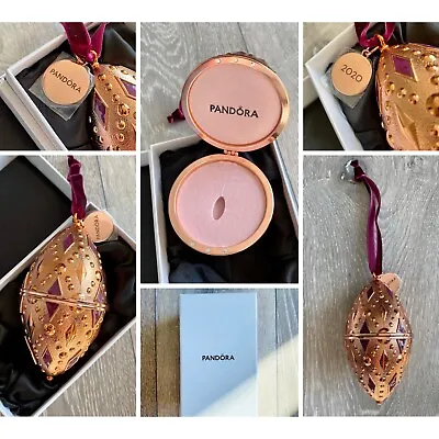 £34 • Buy Pandora Christmas Decoration 2020 Rose Gold Limited Edition NEW (No Charm)