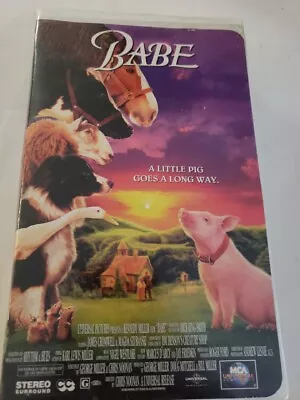 Babe (VHS 1996 Clamshell Pig Movie) James Cromwell • $5