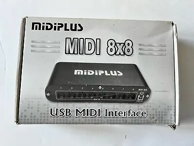 Midiplus MIDI 8x8 MIDI Interface NEW Open Box! • $119