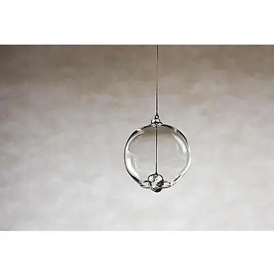 Japanese Transparent Glass Wind Chime Bell Hanging Ornaments Craft Gift • £7.88