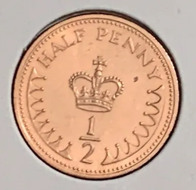 1984 Brilliant Uncirculated 1/2p Coin Half Pence Bunc Unc Bu Unreleased UK GB 84 • £6.95