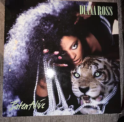 Diana Ross Eaten Alive Vinly LP 12” • £3.50