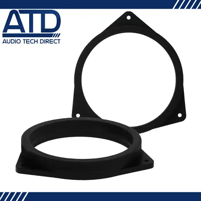 MDF Front Door 165mm 6.5  Speaker Adaptors Rings For Toyota Avensis Celica RAV4 • £19.45