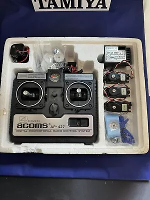 Acoms Vintage Ap427 Transmitter Set Working Rc Car Radio Gear 27mhz Hilux Blazer • £175