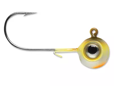 VMC NME14-YP Neon Moon Eye Jig 1/4oz Yellow Pearch 4 Per Pack • $5.99