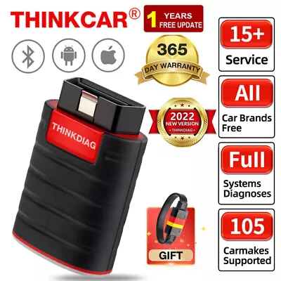 THINKDIAG Bidirectional Diagnostic Tool Full Software Free OBD2 Scanner Old Boot • $89