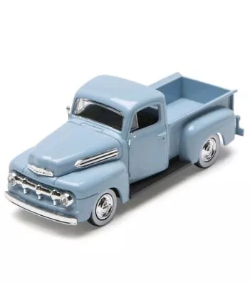 Denver Die-Cast 1:48 Scale 1951 Ford Pick-Up Truck - LIGHT BLUE W/Chrome Rims • $13.89