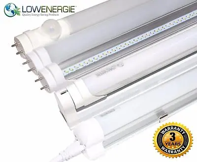 Long LED Tube Lights 6ft & 8ft Retrofit Fluorescent Energy Saving T8 T12 Replace • £29.59