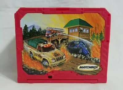 Vintage Matchbox Pop Up & Go Toy Car Play Set Ranger Station 2001 Mattel Red • $7.99