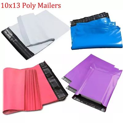 10x13 Poly Mailers Shipping Envelopes Self Sealing Plastic Mailing Bags 2.5Mil • $13.84
