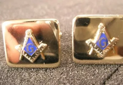 Vintage Masonic Cuff Links & Tie Clip By Shields Mason Shriner Scottish Rite  • $18.50