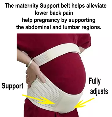 Pregnancy Back Support Belt  Small See Size  Large • £5.95