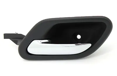 NEW Black & Chrome Inside Door Handle LH / FOR BMW E38 E39 525 528 540 740 750 • $10.99