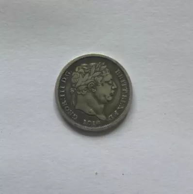 1816 George III Silver Shilling • £5