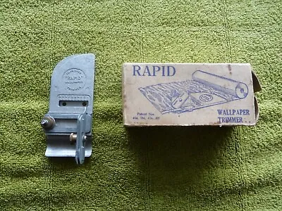 VINTAGE RAPID WALLPAPER TRIMMER ORIGINAL BOX  1950's • £12