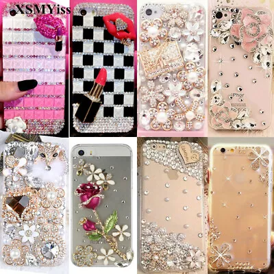 For Samsung Galaxy S21 S20 S10 Note20 Note9 Luxury Rhinestone Bling Diamond Case • $15.90