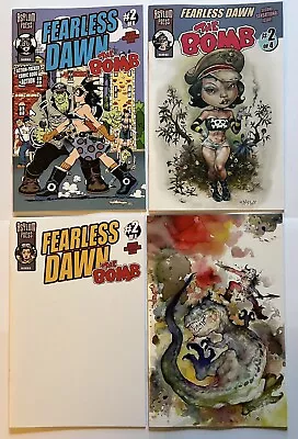 Fearless Dawn: The Bomb #2 A-D Lot Asylum Press 2023 NM-Steve Mannion Comics • $19.99