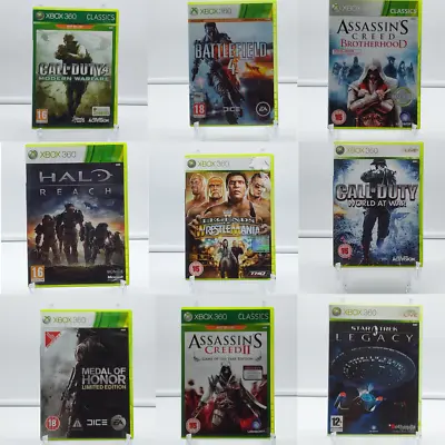 Microsoft Xbox 360 Games | WWE CoD & More | Under £5.00 Each | Free Postage • £3.05