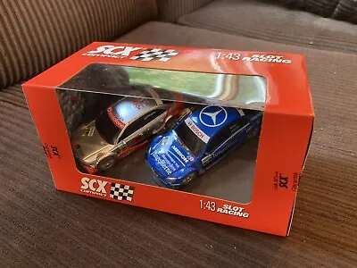 SCX Compact 1:43 Slot Cars - Audi And Mercedes German Touring Cars. NEW SEALED • $75