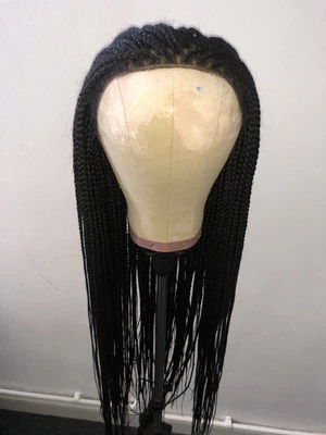 £20 • Buy Long Braids Lace  Wig, Hand Made Single Soft 36 Inches Frontal Braids