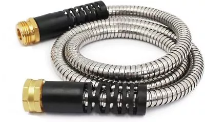 Garden Hose 6 Ft Stainless Steel Hose Metal Hose Metal Garden Hose Stainless • $22.87