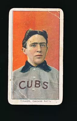 1909 T206 Piedmont JOE TINKER Portrait Good • $439