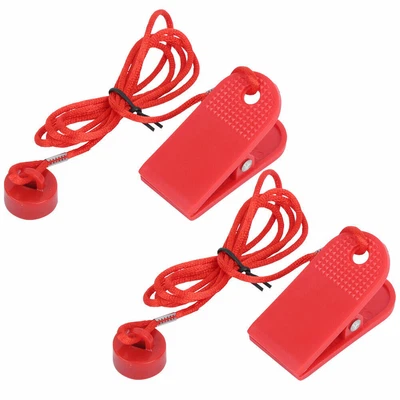 $12.99 • Buy 2Pcs Running Machine Safety Switch Lock Magnet Key Accessory Round Magnet Case