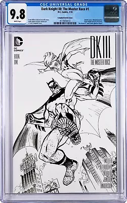 Dark Knight III: The Master Race #1 CGC 9.8 (Jan 2016 DC) Campbell Sketch Cover • $58