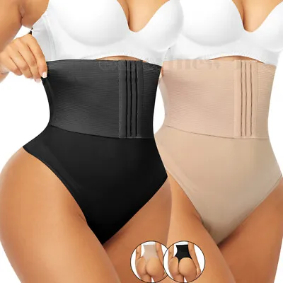 Women Hold In Control Pull Me In Pants High Waisted Magic Knickers Thong Pantiy • £6.79