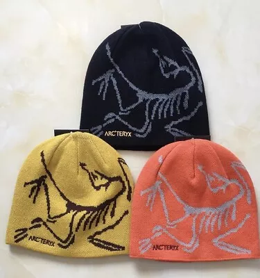 New Arcteryx Bird Head Multicolor Toque Beanie Orca Multicolor Wool Hat • $28.95