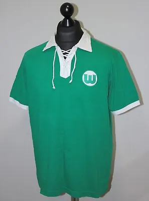 £23.99 • Buy Retro Wolfsburg Germany Home Football Shirt Size L